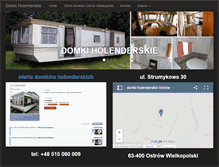 Tablet Screenshot of domkiholenderskie.org